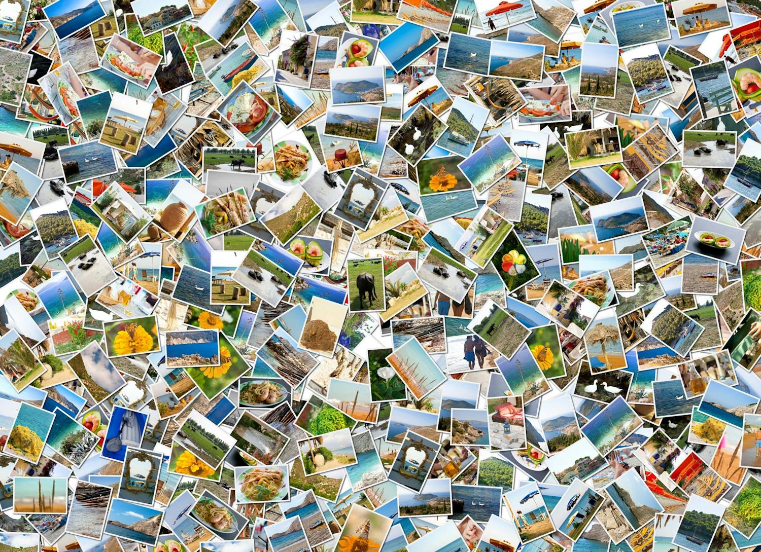 Stor mængde billeder i et stort virvar Stor mængde billeder i et stort virvar